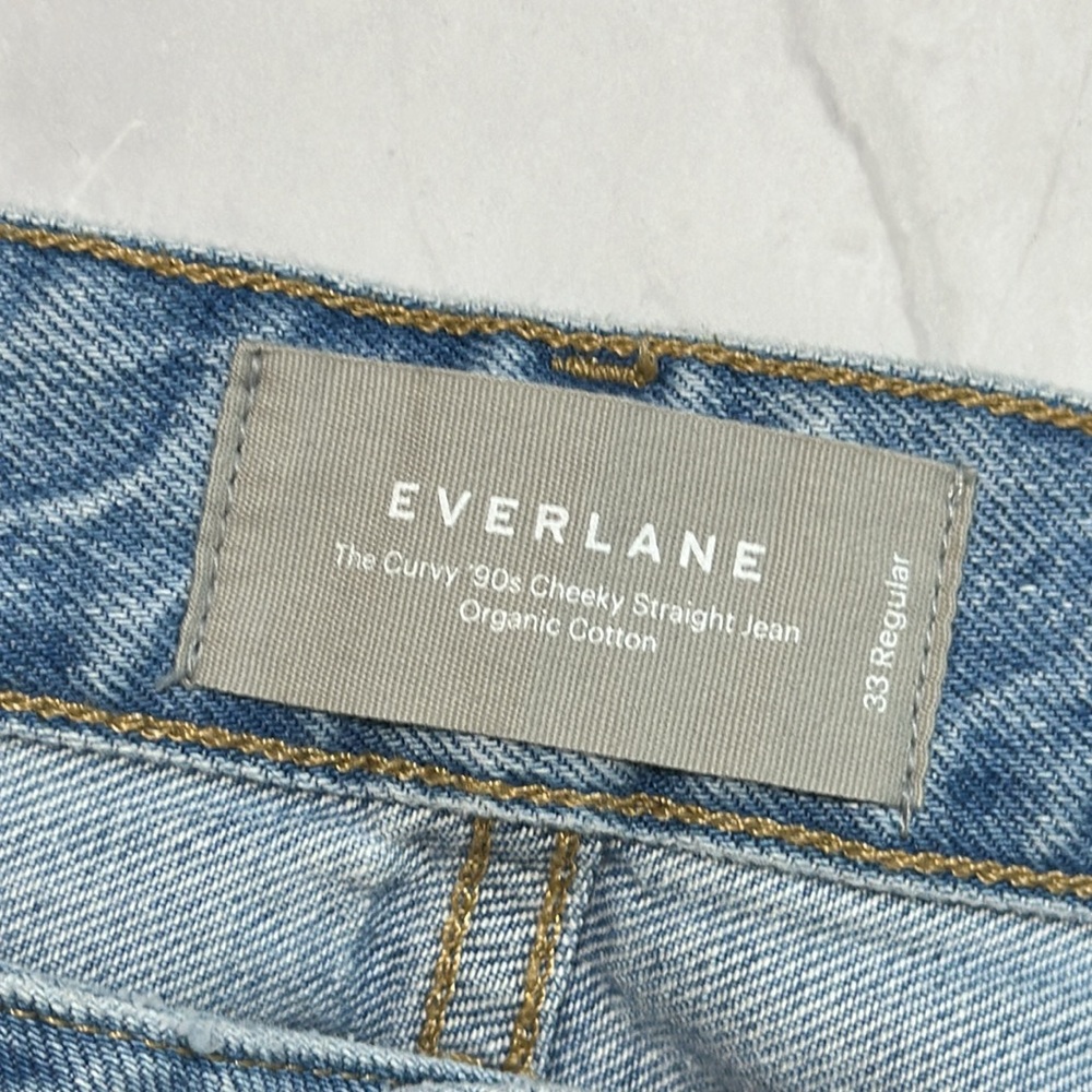 Everlane Light Blue Straight Leg Jeans - Picture 6 of 6